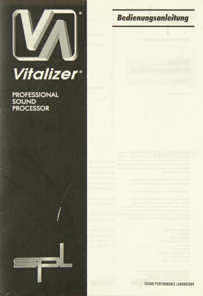 SPL Vitalizer Manual