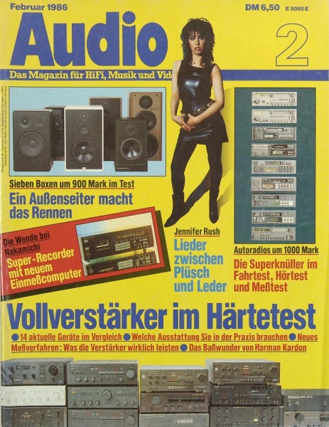 Audio 2/1986 Zeitschrift