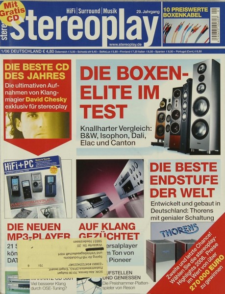 Stereoplay 1/2006 Zeitschrift