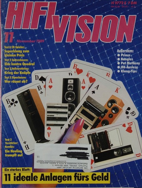 Hifi Vision 11/1989 Zeitschrift