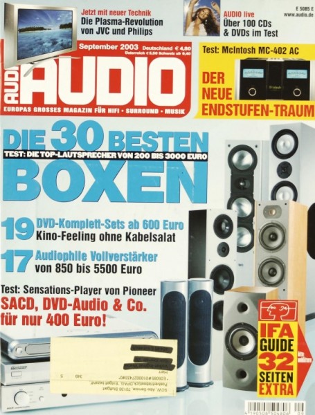 Audio 9/2003 Magazine
