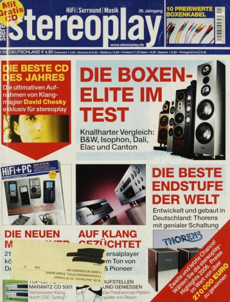 Stereoplay 1/2006 Zeitschrift