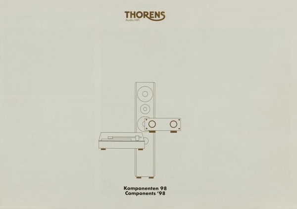 Thorens Komponenten 98 Prospekt / Katalog