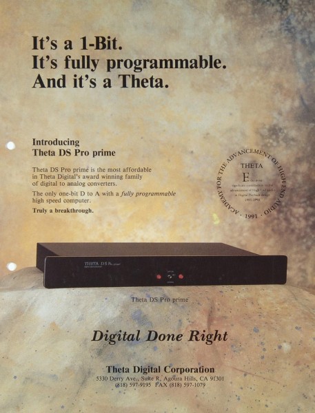 Theta DS Pro Prime brochure / catalogue