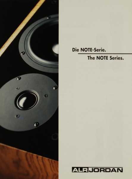 ALR Jordan Die Note-Serie / The Note Series Prospekt / Katalog