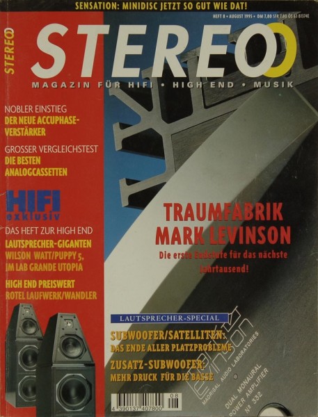 Stereo 8/1995 Zeitschrift
