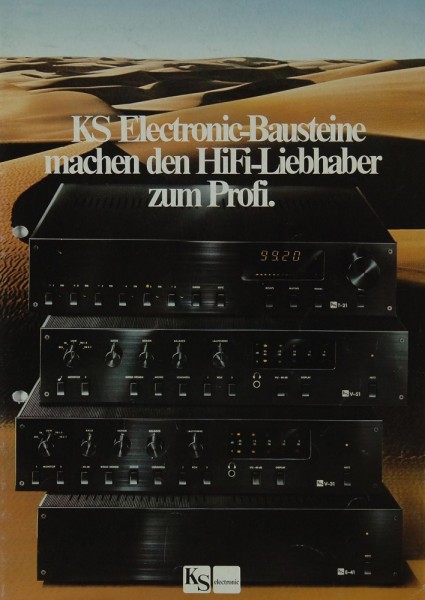 KS KS Electronic-Bausteine (T-21, V-51, V-31, E-41) Brochure / Catalogue