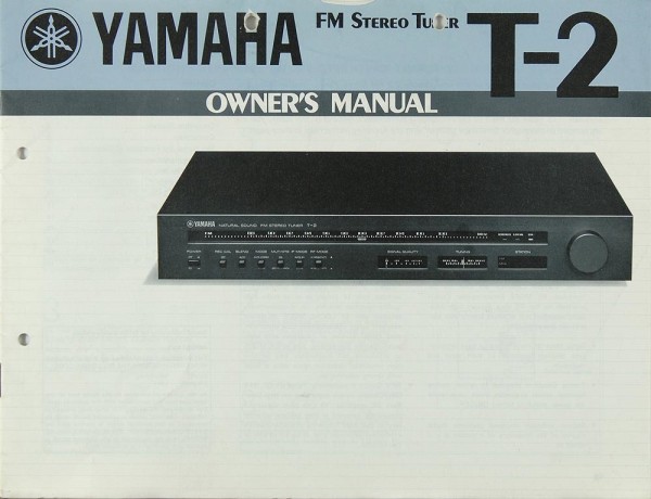 Yamaha T-2 Bedienungsanleitung