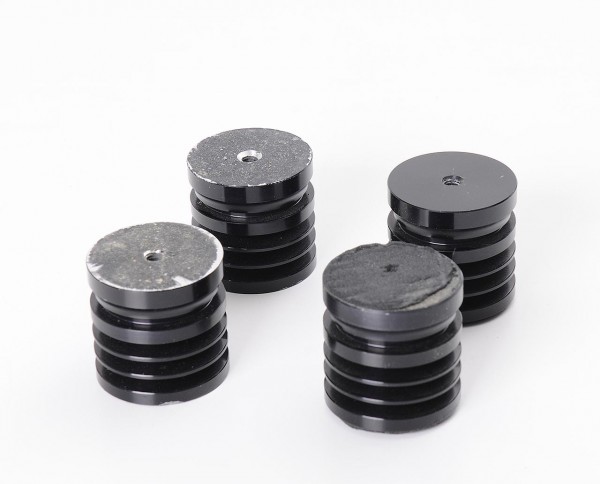 FPH Acoustic dampers absorber black set of 4