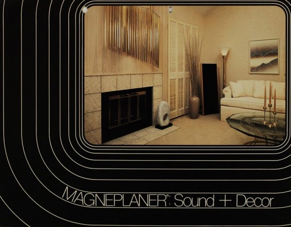 Magnepan Magneplaner: Sound + Decor Brochure / Catalogue