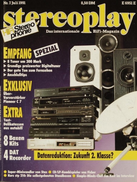 Stereoplay 7/1991 Zeitschrift
