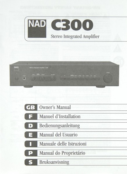 NAD C 300 Bedienungsanleitung