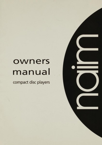 Naim Naim CD Player User Guide