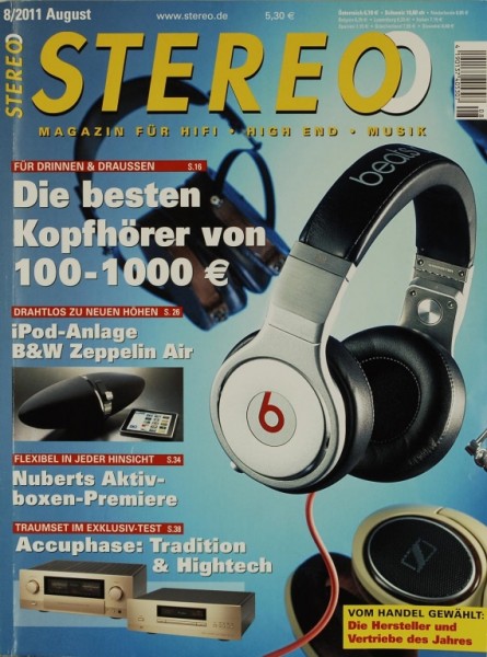 Stereo 8/2011 Zeitschrift
