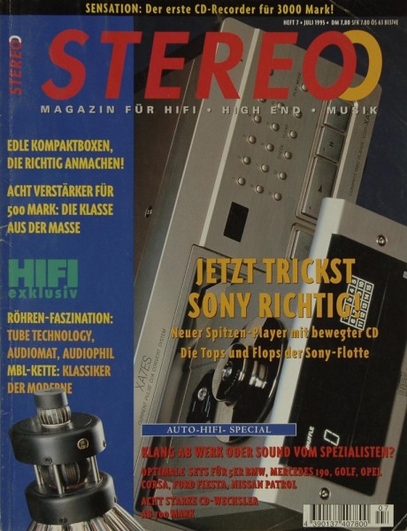 Stereo 7/1995 Zeitschrift