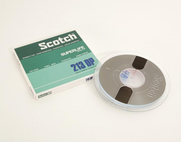 Scotch 213 DP Tonbandspule DIN Kunststoff mit Band