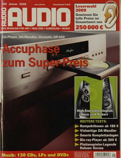 Audio 1/2009 Zeitschrift