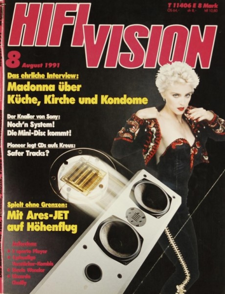Hifi Vision 8/1991 Zeitschrift