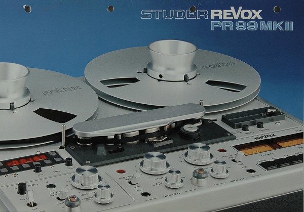 Revox PR 99 MK II Prospekt / Katalog