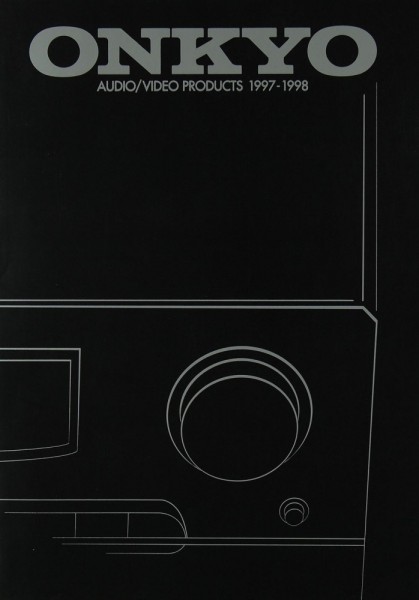 Onkyo Audio/Video Products 1997-1998 Brochure / Catalogue
