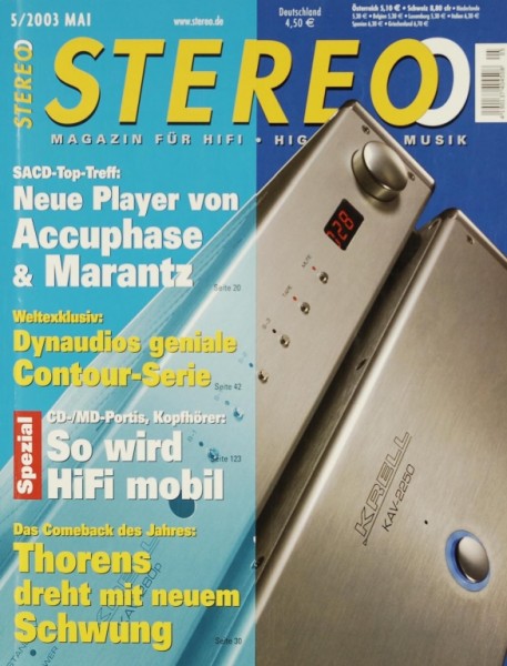Stereo 5/2003 Zeitschrift