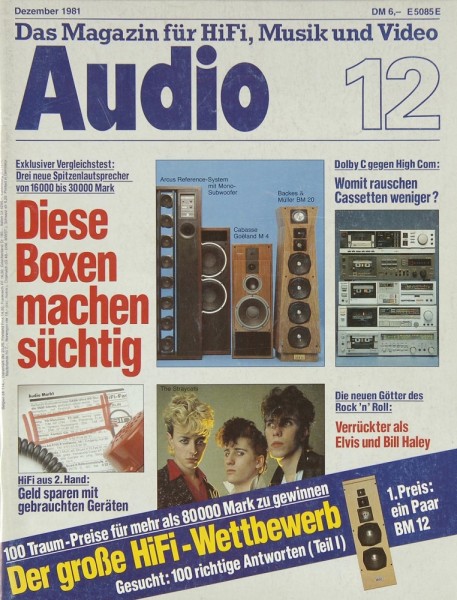Audio 12/1981 Zeitschrift