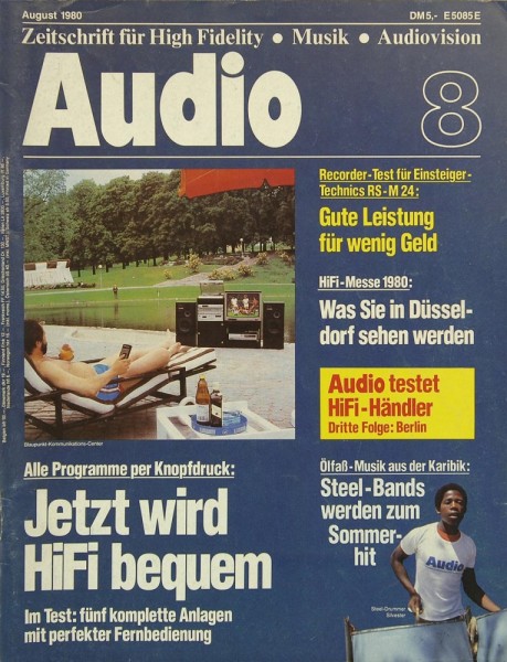 Audio 8/1980 Zeitschrift