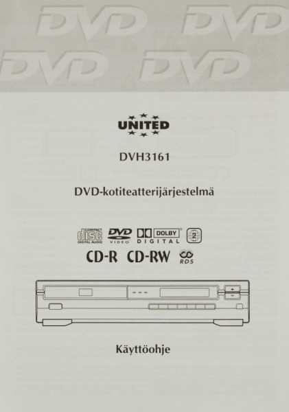 United DVH 3161 Bedienungsanleitung