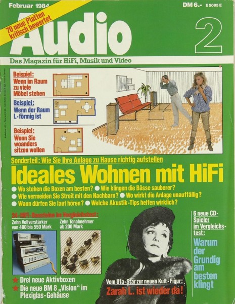Audio 2/1984 Zeitschrift