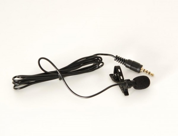 Stereo clip-on microphone