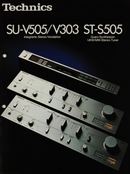 Technics SU-V505 / V303 / ST-S505 Prospekt / Katalog