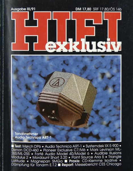 Hifi Exklusiv III / 91 Zeitschrift