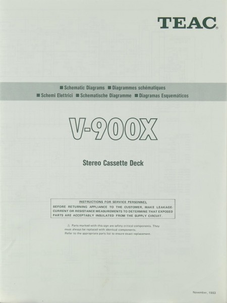 B &amp; O Beocord 9000 Prospekt / Katalog
