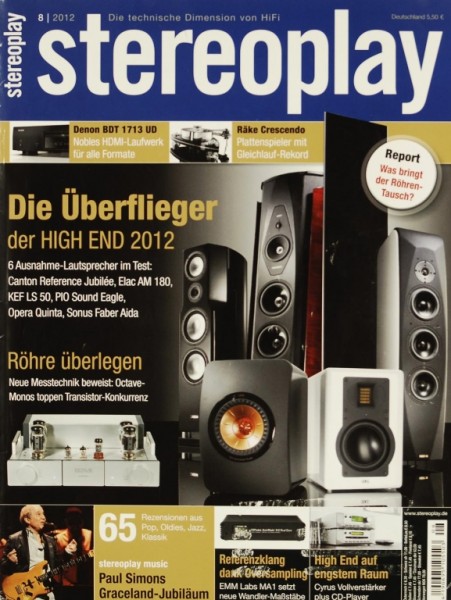 Stereoplay 8/2012 Zeitschrift