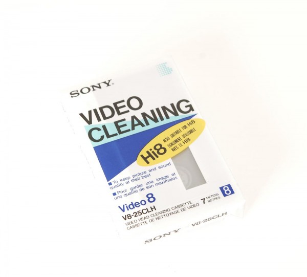 Sony V8-25 CLH Video 8 Cleaning Cassette NEW