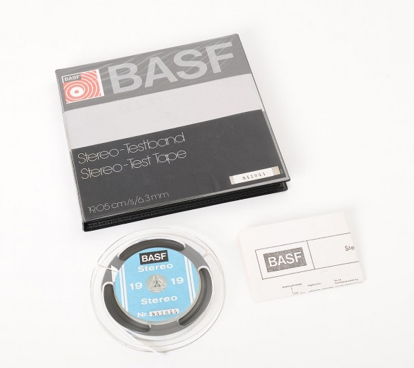 BASF reference tape calibration tape stereo 19 cm/s 1/4 inch