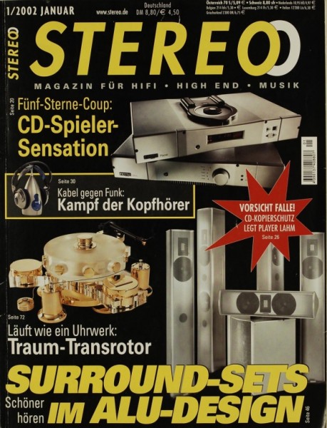 Stereo 1/2002 Zeitschrift