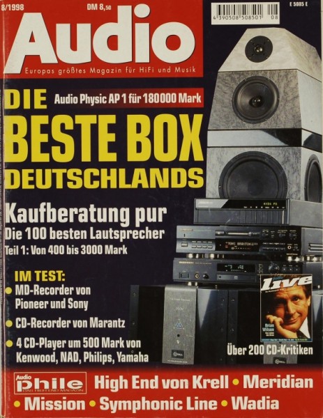 Audio 8/1998 Zeitschrift
