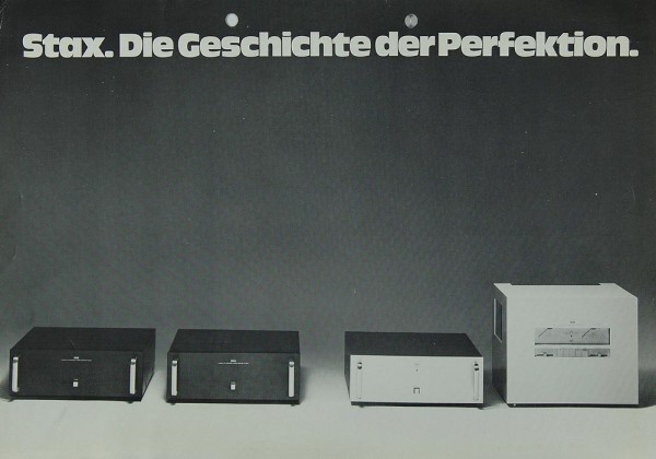 Stax Die Geschichte der Perfektion Brochure / Catalogue