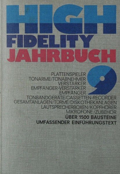 High Fidelity Jahrbuch 9 Hifi-Jahrbuch
