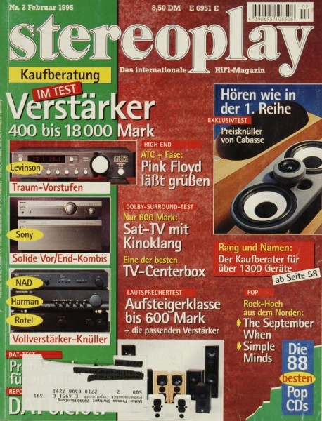 Stereoplay 2/1995 Zeitschrift