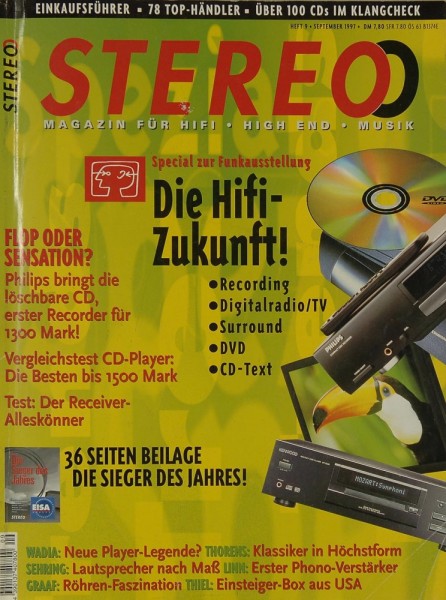 Stereo 9/1997 Zeitschrift