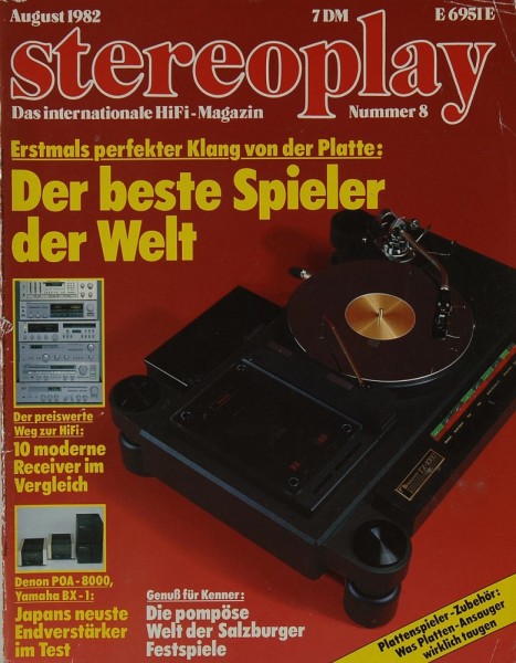 Stereoplay 8/1982 Zeitschrift