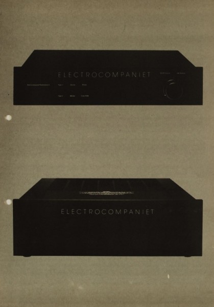 Electrocompaniet Ampliwire I &amp; II / Preampliwire I &amp; II Brochure / Catalog