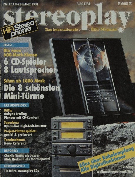Stereoplay 12/1991 Zeitschrift