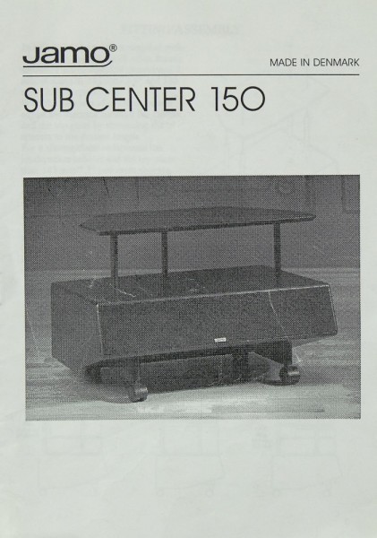 Jamo Sub Center 150 Manual