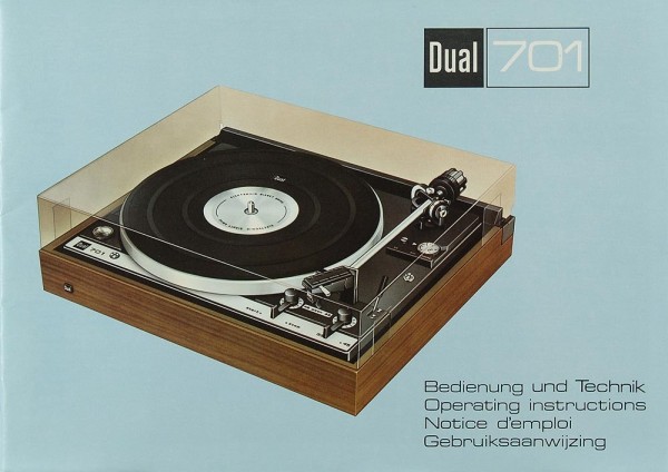 Dual 701 Manual