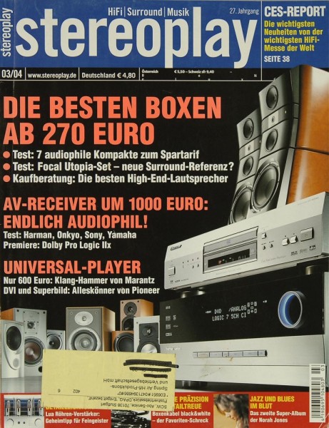 Stereoplay 3/2004 Zeitschrift