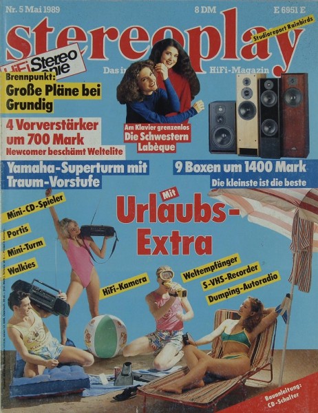 Stereoplay 5/1989 Zeitschrift