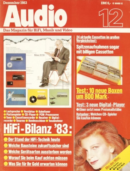 Audio 12/1983 Zeitschrift
